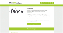 Desktop Screenshot of metaapes.com