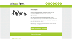 Desktop Screenshot of metaapes.de